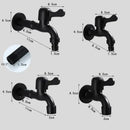 Antique black brass bibcock tap garden wall mount faucet by Decorbites
