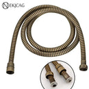 Antique brass flexible metal hand shower hose for bathroom 150cm by Decorbites