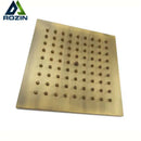 GobekUsa Antique Brass 8-inch Square Rainfall Shower Head - Premium Brass Top