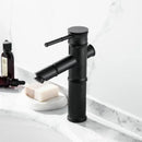 GobekUsa Antique Brass Bamboo Single Handle Basin Faucet