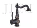 GobekUsa Antique Brass Basin Faucet, 360 Rotation Art Design Kitchen Mixer Tap.
