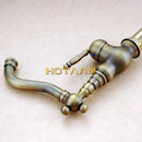 GobekUsa Antique Brass Basin Faucet, Bathroom Mixer Tap, Basin Faucet YT-5047