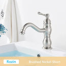 GobekUsa Antique Brass Basin Faucet Single Handle Bathroom Mixer Tap