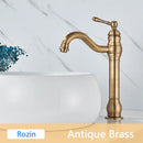 GobekUsa Antique Brass Basin Faucet Single Handle Bathroom Mixer Tap