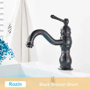 GobekUsa Antique Brass Basin Faucet Single Handle Bathroom Mixer Tap