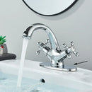 GobekUsa Antique Brass Basin Faucet: Solid Brass Single Hole Deck Mounted Mixer Tap
