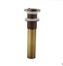 Antique bronze and white ceramic basin sink drain bathroom hardware by Decorbites
