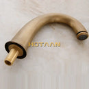 GobekUsa Antique Brass Bath Mixer Set with Hand Shower