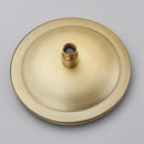 GobekUsa Antique Brass Bath Rainfall Shower Head - 8 inch Solid Brass Handheld Shower