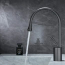 GobekUsa Antique Brass Bathroom Basin Faucet Hot Cold Black Sink Mixer Kitchen Water Crane