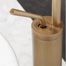 GobekUsa Antique Brass Bathroom Basin Faucet Hot Cold Black Sink Mixer Kitchen Water Crane