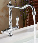 GobekUsa Antique Brass Bathroom Faucet Set with Hand Shower