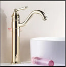 GobekUsa Antique Brass Bathroom Faucet Set with Hand Shower