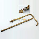 GobekUsa Antique Brass Bathroom Shower Faucet Set with Handshower, Tub Spout, and 8" Rainfall Head