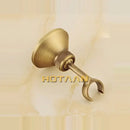GobekUsa Antique Brass Bidet with Hot/Cold Mixer, Bronze Shower Head for Anal Cleaning