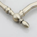 GobekUsa Antique Brass Dual Handle Swivel Sink Faucet Rotated Mixer Tap