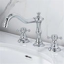 GobekUsa Antique Brass Gold Bathroom Basin Faucet with Double Handles