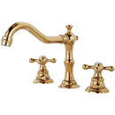 GobekUsa Antique Brass Gold Bathroom Basin Faucet with Double Handles