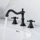 GobekUsa Antique Brass Gold Bathroom Basin Faucet with Double Handles