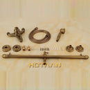 GobekUsa Antique Brass Hand Held Shower Head Kit - YT-5360-A