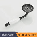 Antique brass and white ceramic hand held shower bathroom faucet by Decorbites