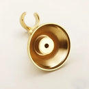 Antique brass handheld shower holder swivel mount for bathroom by Decorbites