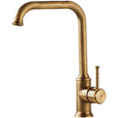 GobekUsa Antique Brass Kitchen Faucet 360° Swivel Sink Tap Mixer Hot Cold Rotating Faucet
