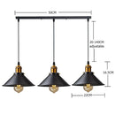 GobekUsa Antique Brass Kitchen Pendant Light | Hanging Ceiling Fixture for Dining Room