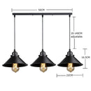 GobekUsa Antique Brass Kitchen Pendant Light | Hanging Ceiling Fixture for Dining Room