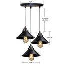 GobekUsa Antique Brass Kitchen Pendant Light | Hanging Ceiling Fixture for Dining Room