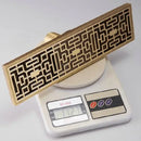 GobekUsa Antique Brass Linear Shower Floor Drain with Art Carved Cover