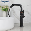 GobekUsa Antique Brass/Oil Rubbed Bronze Bathroom Faucet Deck Mount Single Handle Mixer Tap