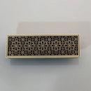 GobekUsa Antique Brass Rectangle Bathroom Floor Drain Strainer - Deodorization Linear Design
