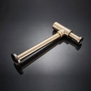 GobekUsa Antique Brass Round Siphon P-Trap Bathroom Vanity Basin Pop-Up Drain