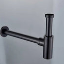 GobekUsa Antique Brass Round Siphon P-Trap Bathroom Vanity Basin Pop-Up Drain