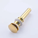GobekUsa Antique Brass Round Siphon P-Trap Bathroom Vanity Basin Pop-Up Drain