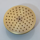 GobekUsa Antique Brass Round Wall Mounted Rainfall Shower Faucet Set with 2 Handles