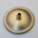 GobekUsa Antique Brass Round Wall Mounted Rainfall Shower Faucet Set with 2 Handles