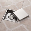 Antique brass shower floor drain bathroom waste strainer by Decorbites