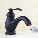 GobekUsa Antique Brass Single Handle Deck Mount Bathroom Sink Faucet.
