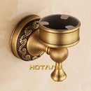 Antique brass soap holder with white marble – bathroom soap dish by Decorbites