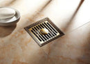 GobekUsa Antique Brass Square Shower Floor Drain Strainer Grate - HJ-8702S