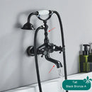 GobekUsa Antique Brass Telephone Shape Wall Mounted Bathtub Faucet