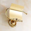 GobekUsa Antique Brass Toilet Paper Holder Wall Mount Bathroom Accessories