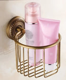 GobekUsa Antique Brass Toilet Paper Holder Wall Mount Bathroom Accessories