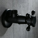 Antique brass triangle valve matte black toilet faucet bathroom part by Decorbites