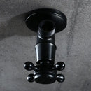 Antique brass triangle valve matte black toilet faucet bathroom part by Decorbites