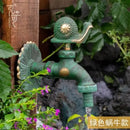 GobekUsa Antique Brass Wall Mount Garden Faucet for Kindergarden, Animal Design