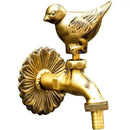GobekUsa Antique Brass Wall Mount Garden Faucet for Kindergarden, Animal Design