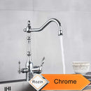 GobekUsa Antique Brass Water Filtration Kitchen Faucet, Lead-Free Drinking Sink Faucet
